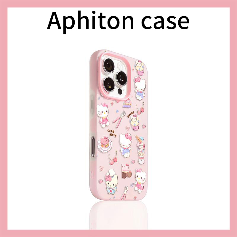 奥菲顿甜品凯蒂猫二合一iPhone17适用苹果15/16promax手机壳14/13