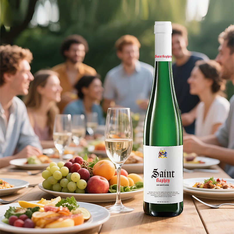 第2瓶1元半甜雷司令11.5度750ML果香冰饮微醺甜白葡萄酒