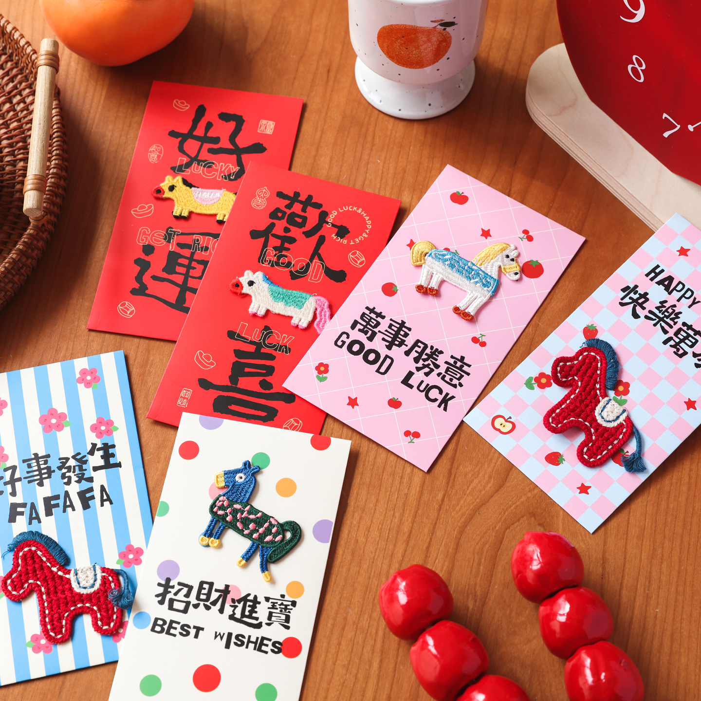 立体刺绣马年红包2026新款高颜值红包袋结婚生日利是封