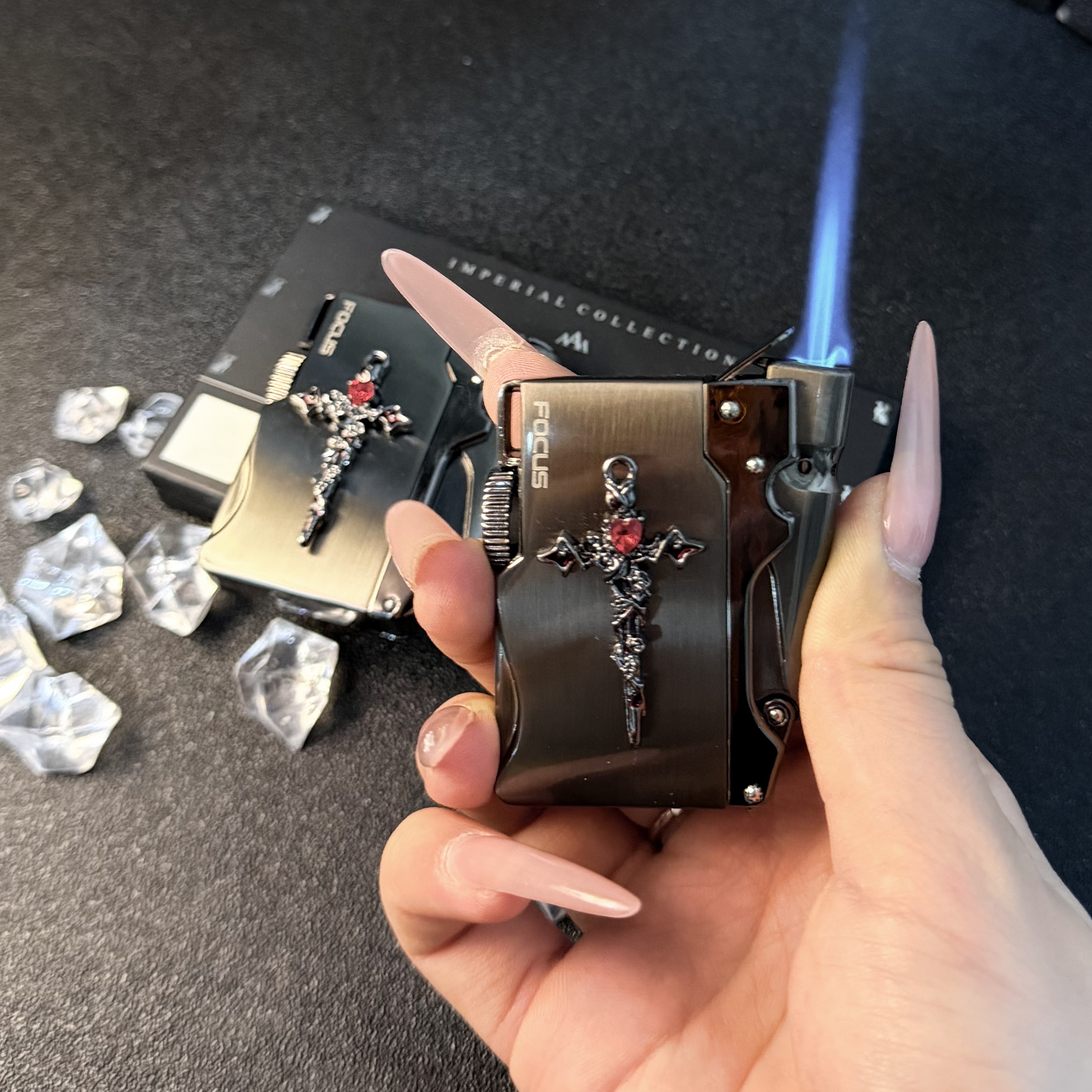 原创小众设计“慕初”金属大炮防风直冲打火机高级个性耐用送男友礼