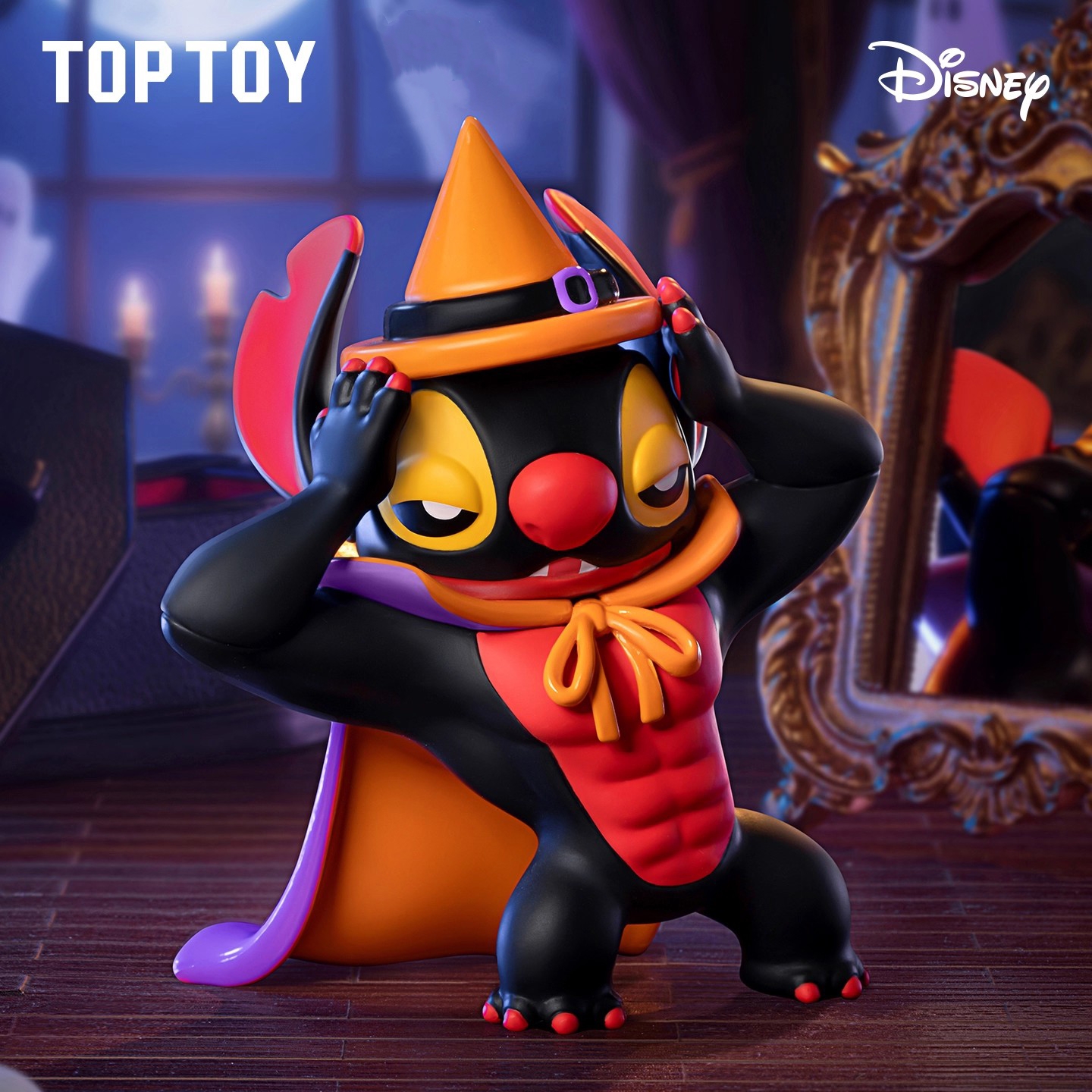 正版TOPTOY迪士尼万圣奇妙幻夜系列手办盲盒史迪奇手办桌面摆件