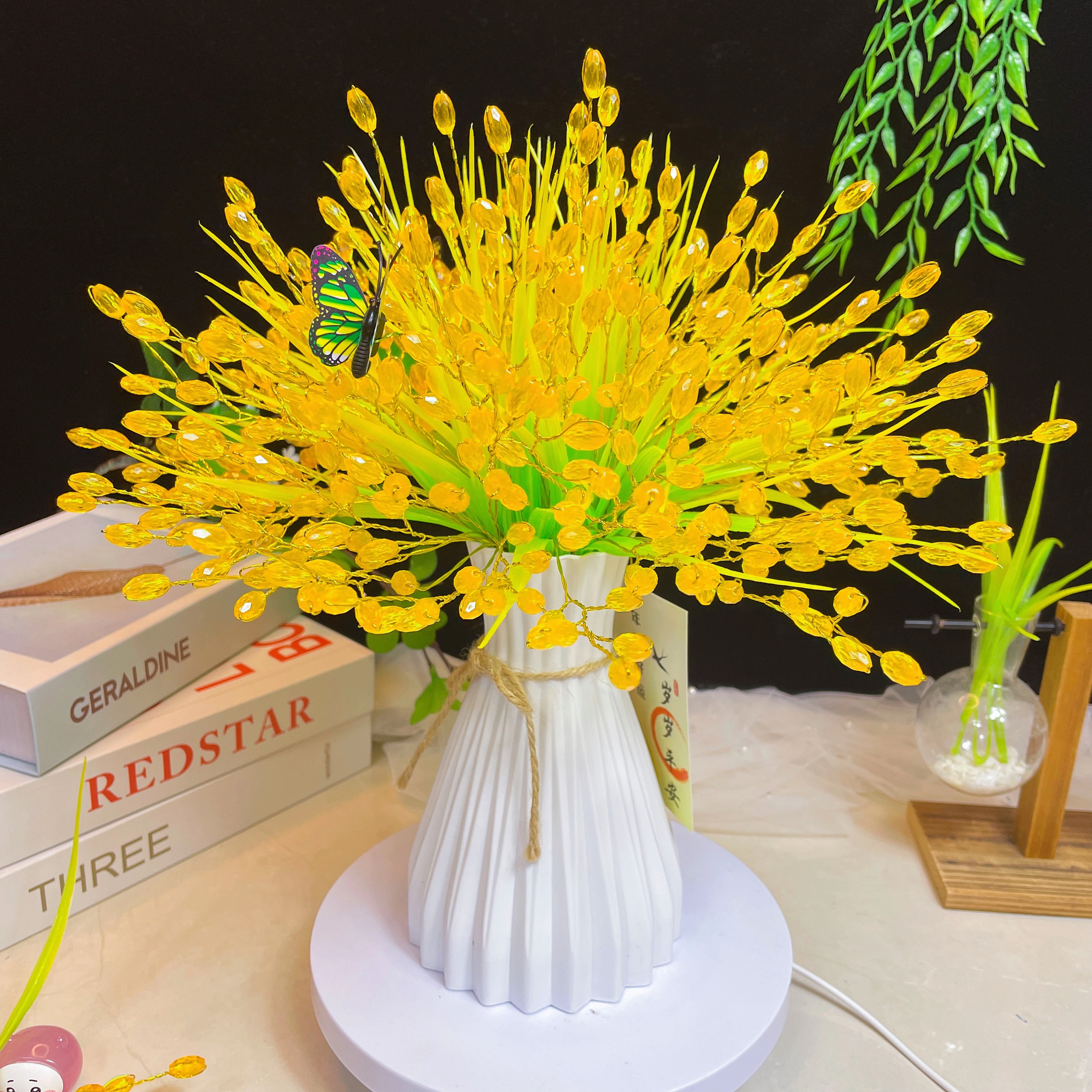 成品 金玉满堂【黄金满屋】 金色稻穗 （不接受退换）