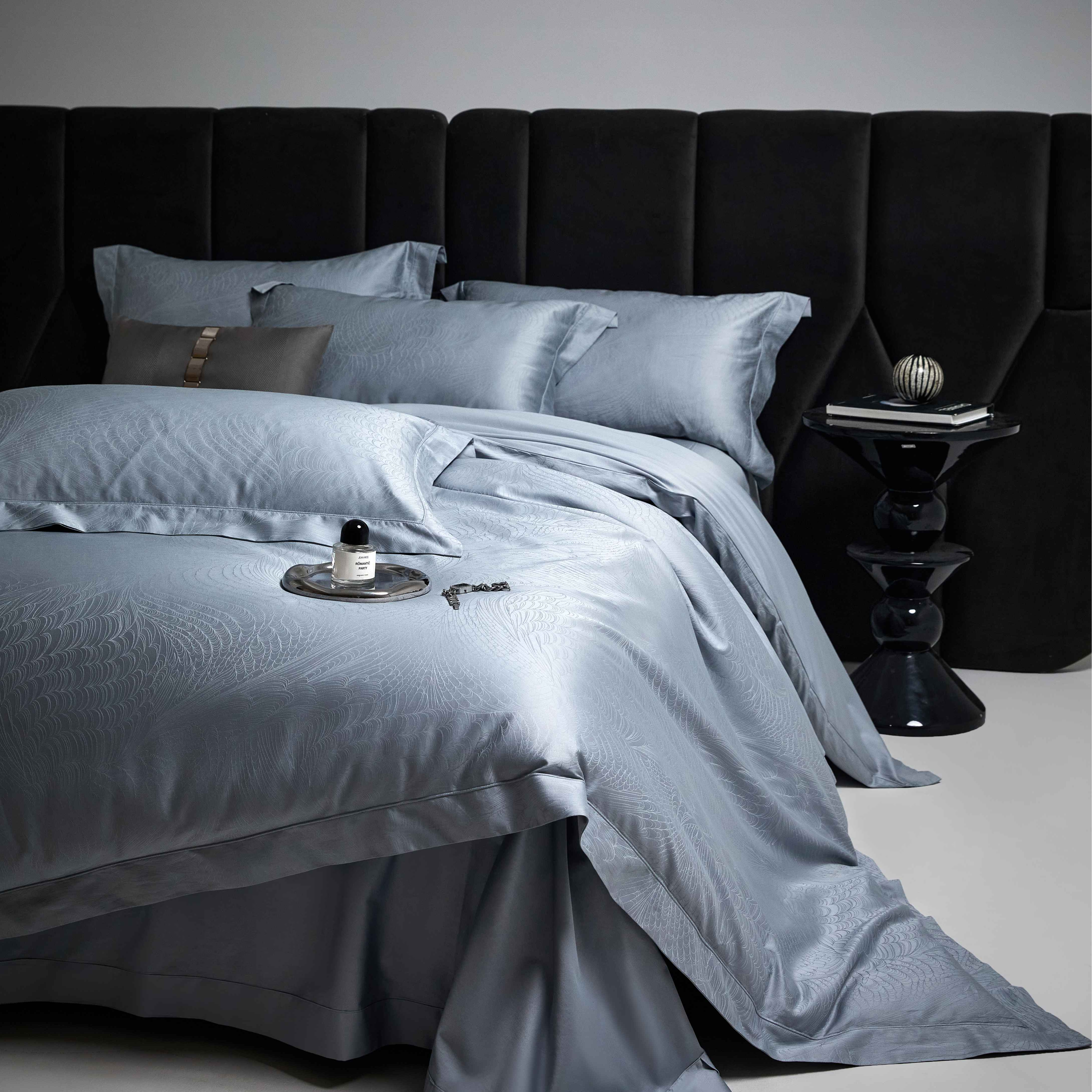 高品质100支长绒棉全棉纯棉提花四件套床上用品床单四件套轻奢