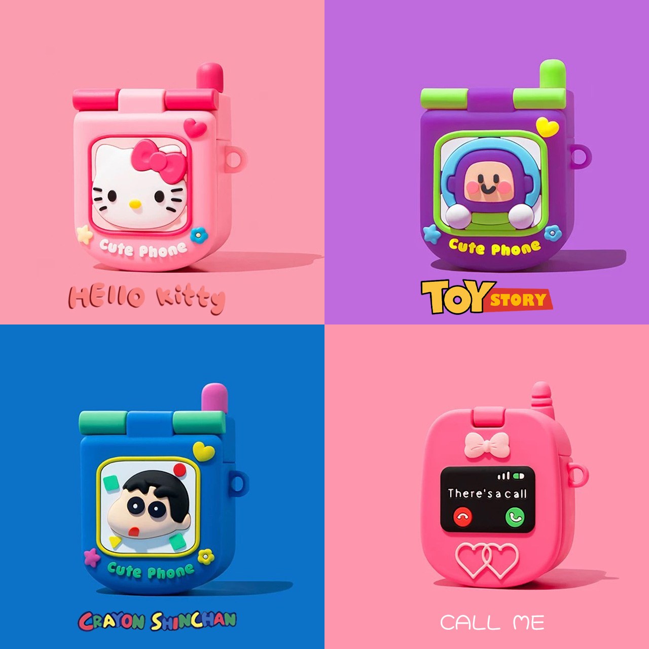 欧克里里翻盖大哥大苹果Airpods4/3/2耳机套华为4/5i/pro2保护套