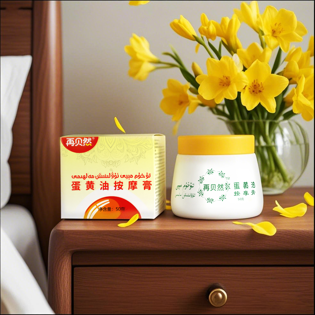 【新疆本地生产】 再贝然蛋黄油按摩膏鸡蛋油 tuhum meyi家用