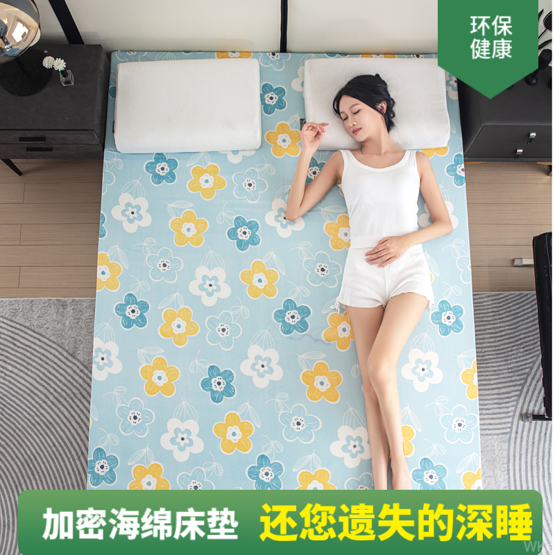 加厚海绵床垫单双人学生宿舍床垫加厚家用榻榻米高密度海绵垫定做