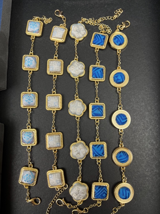 合金手链 壮锦手工手链民族风项链简约个性饰品手工时尚百搭配饰