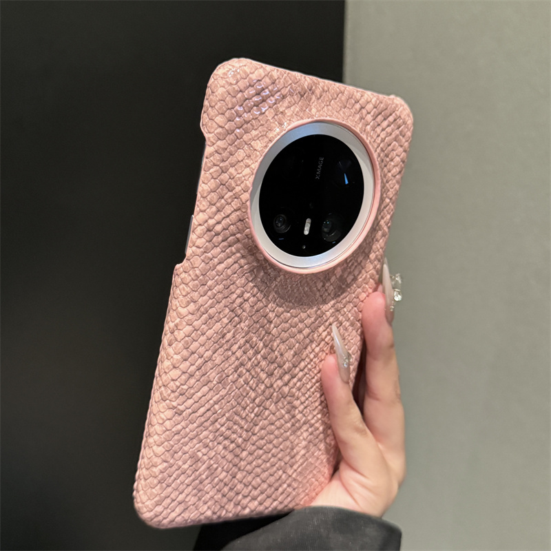 【高品质】适用华为mate70pro手机壳ins奢华高端蛇皮纹防摔保护套