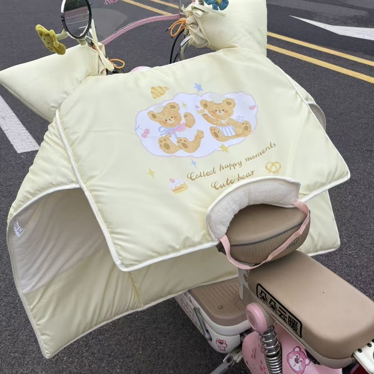 2025冬季新款特厚保暖防风挡风被加大加厚加宽防风御寒通用款