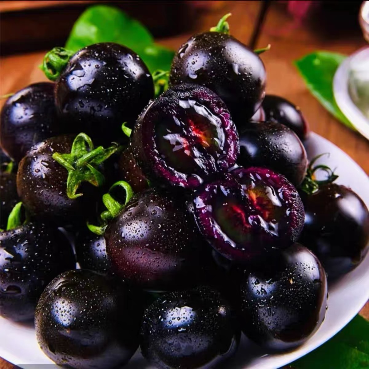 【花青素】黑宝石小番茄 新鲜采摘 甜脆爽口 小卖家精心之选