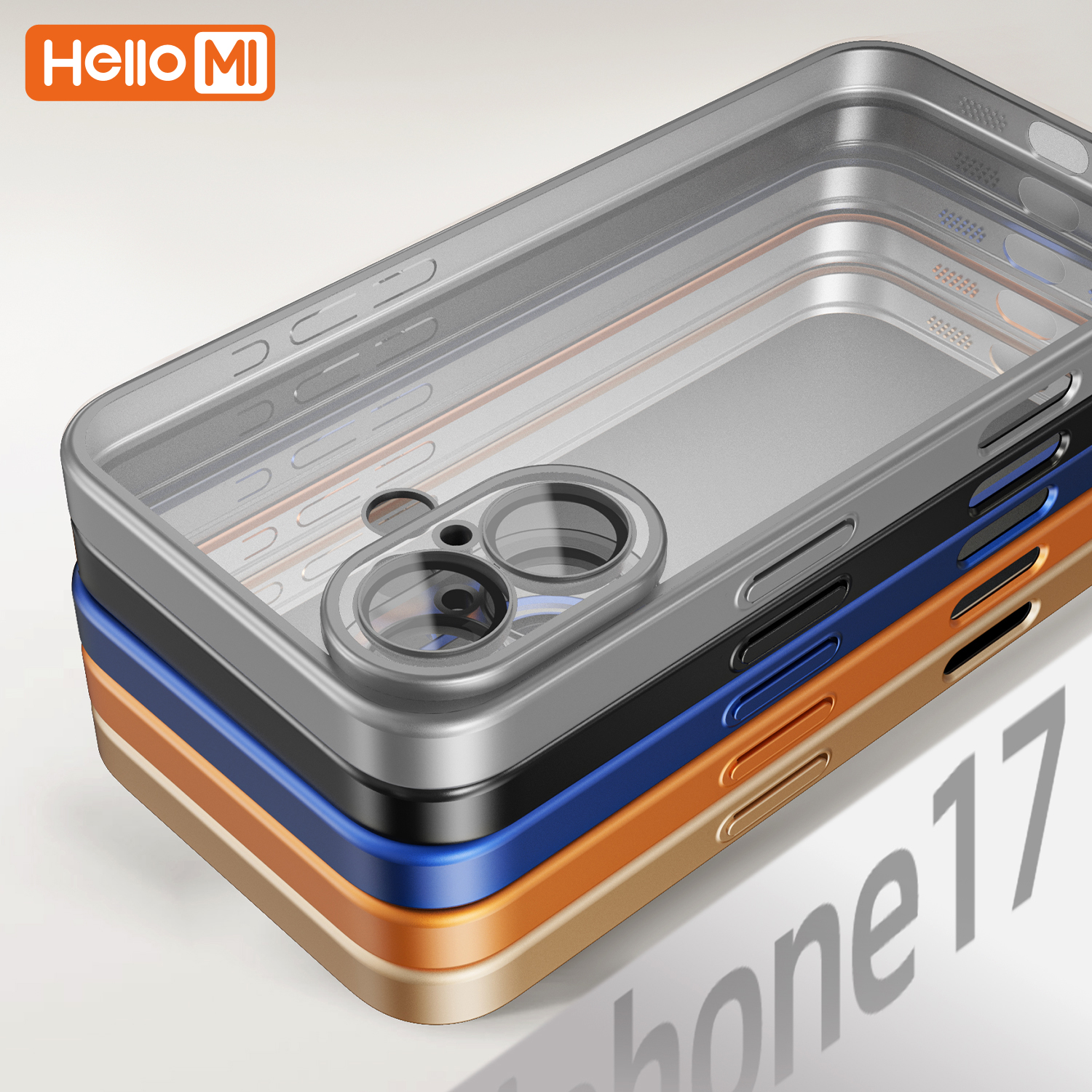 适用苹果17手机壳iPhone17Pro保护套17ProMax磨砂镜头全包防摔