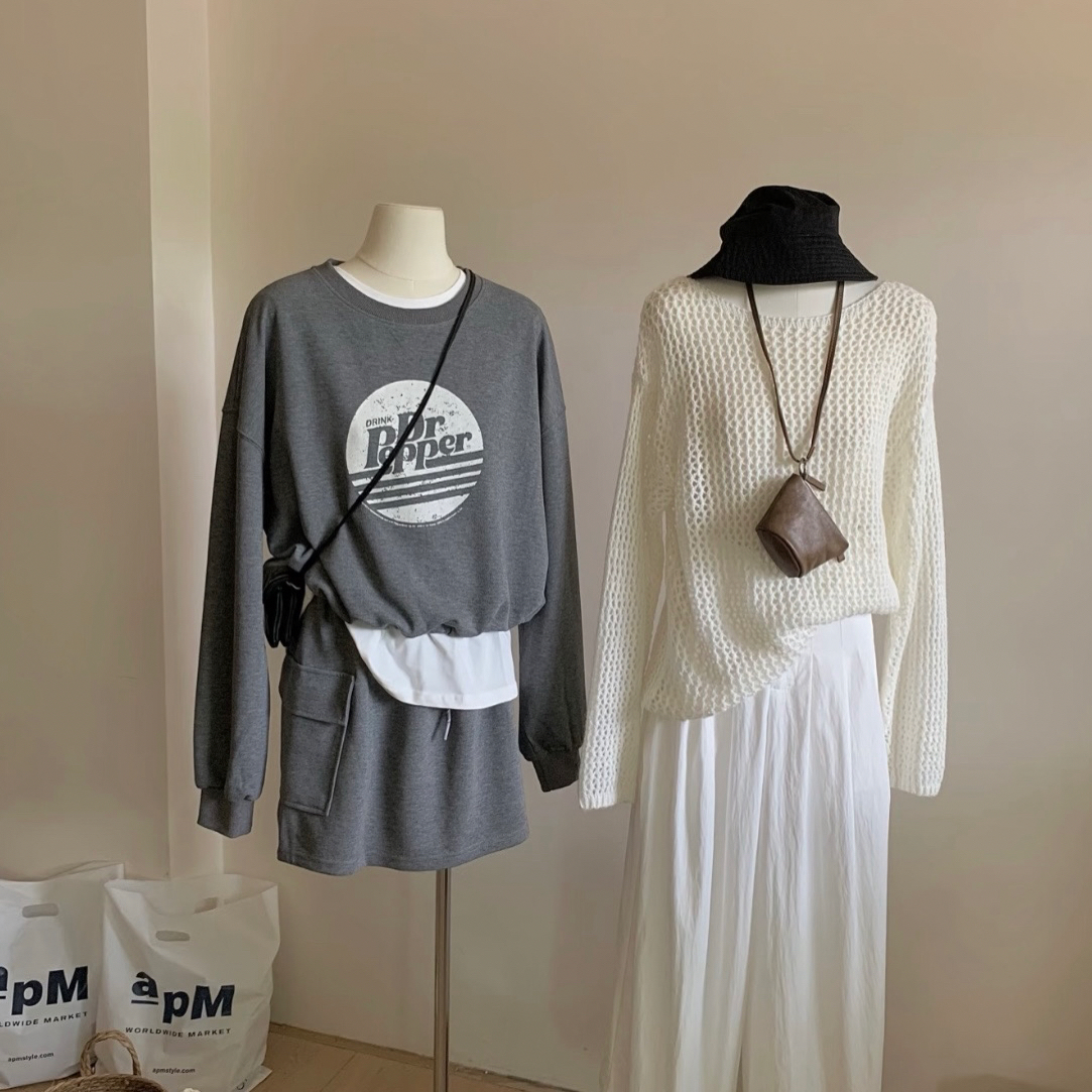 YIHE［49-99NO退NO换］韩系女装长袖宽松