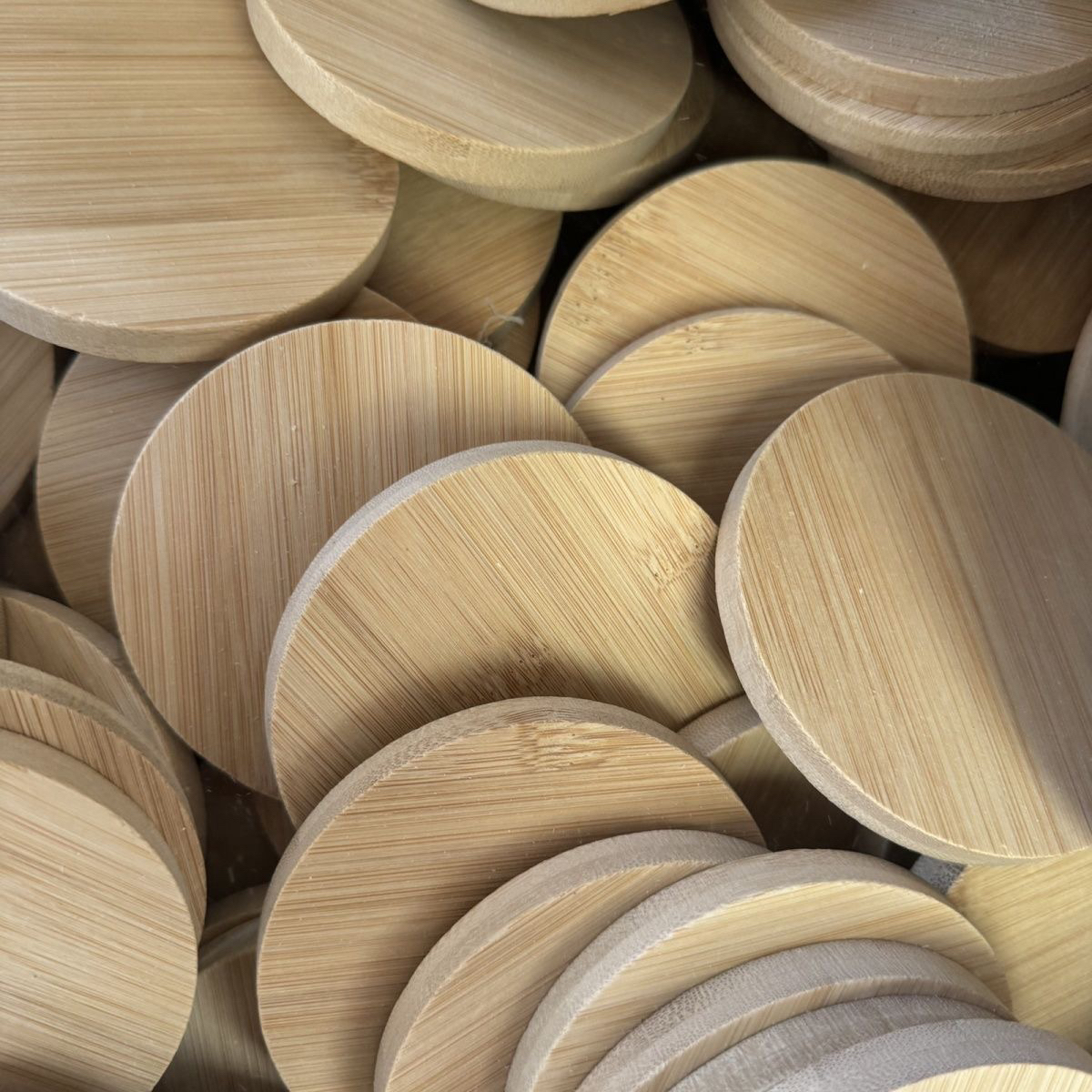 【子菲】手工DIY隔热垫竹木圆片绘画底涂鸦儿童绘画玩具