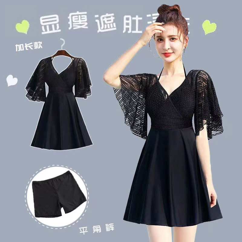 大码分游泳衣女款2025新款胖mm保守显瘦遮肉高级感性感温泉泳装