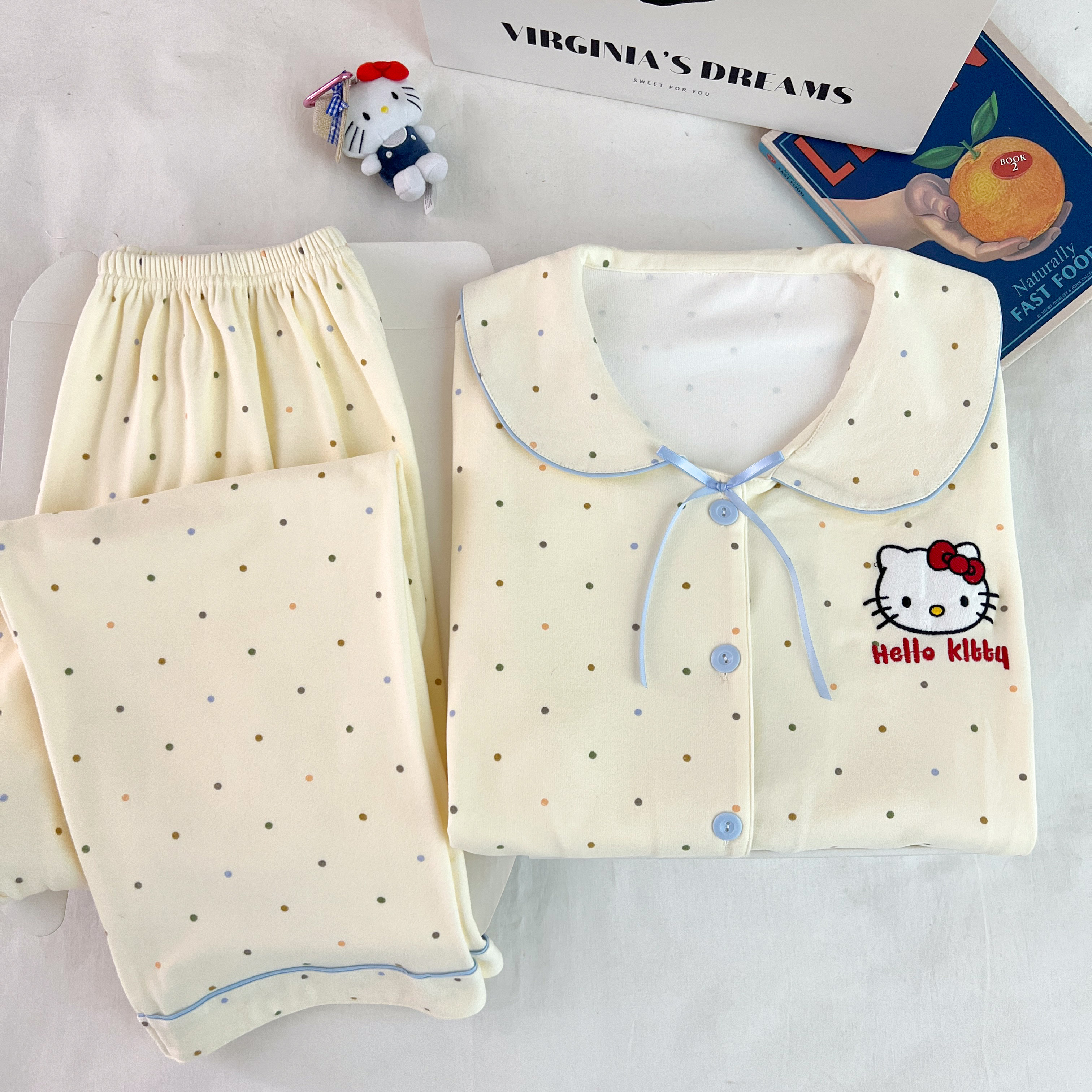 2025年新款春秋冬季睡衣女德绒加绒加厚可爱甜美风保暖家居服套装