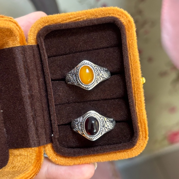 925银银制品 925经典款立体复古戒指