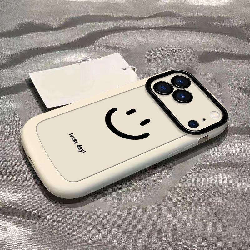 大笑脸适用iPhone17promax手机壳高级感保护壳苹果17高级感苹果17