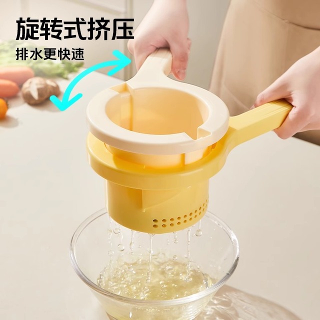 菜馅挤水器家用饺子馅压菜器厨房蔬菜脱水器手动旋转挤压菜水神器