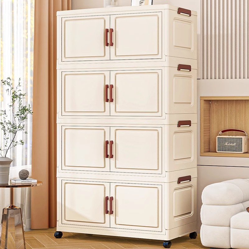 家用免安装被子衣服收纳柜储物柜多层折叠置物柜玩具柜子宝宝衣柜