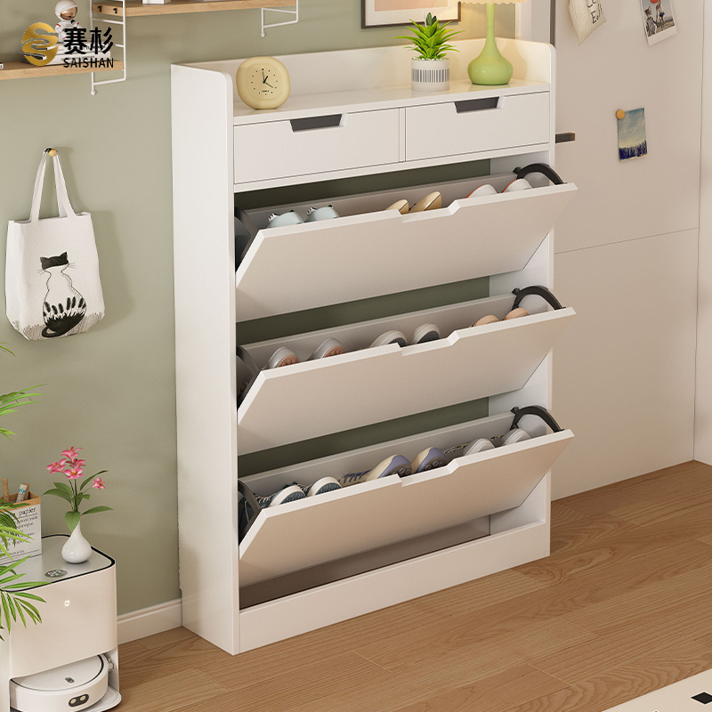 网红现代简约2025新款爆款超薄鞋柜家用门口入户门室内收纳柜翻斗