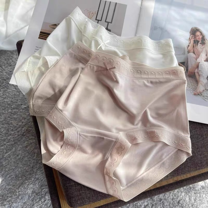 绮迦儿【高腰高弹】莫代尔棉女士三角内裤舒适裸感柔软透气亲肤包臀