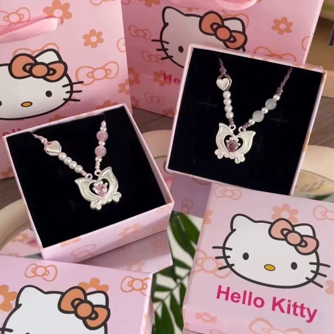 吊坠足银 足银999巴啦啦小魔仙变身器纯银项链少女心甜美闺蜜礼物