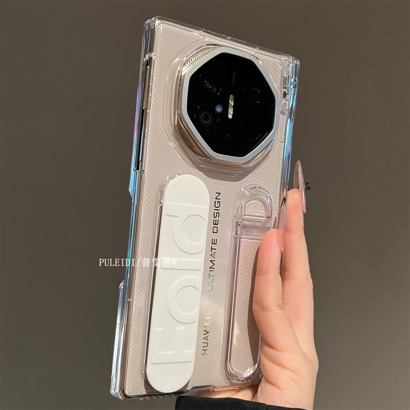 透明腕带支架适用华为MateXTs非凡大师三折叠屏手机壳简约高级感