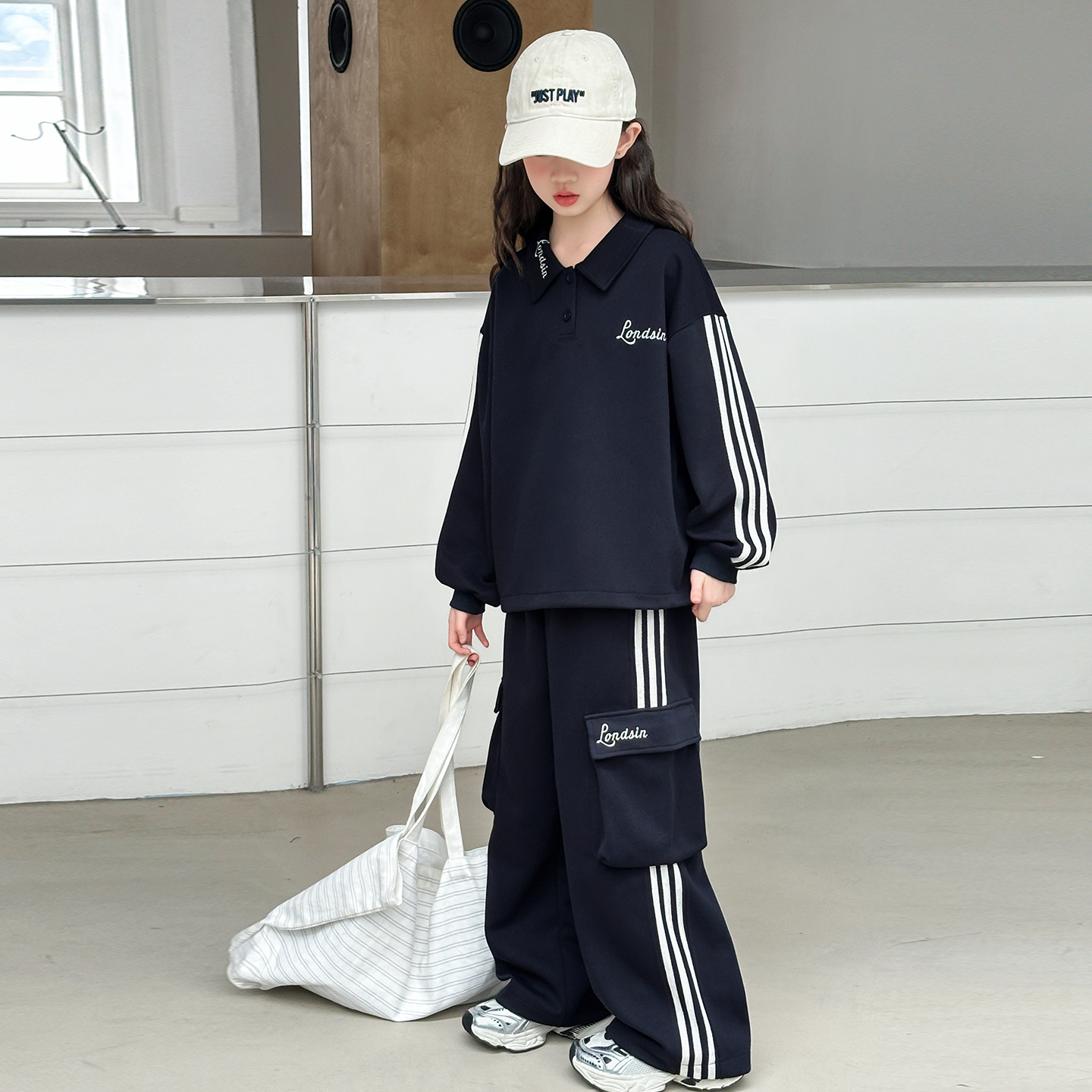 女童运动·套装2025春秋新款12-15岁中大童学生潮款高级感休闲秋装