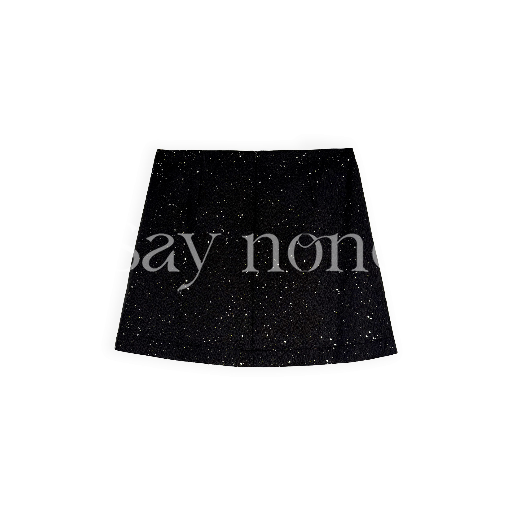 懒猫nono│Saynono 时尚休闲重工钉珠设计高腰休闲短裙 GM02371MY