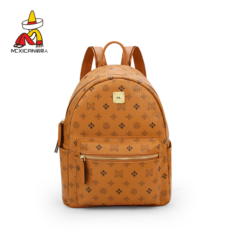 稻草人女包女式2025新款双肩包休闲旅行轻便大容量通勤小众背包