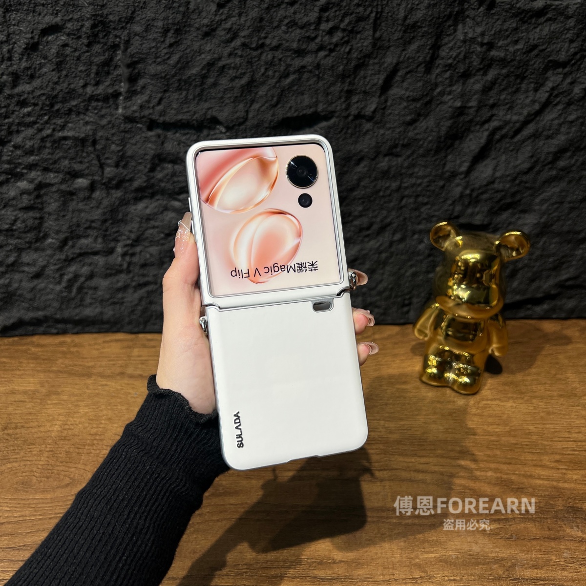 适用于荣耀Magic V Flip2手机壳折叠屏magicvflip2女手提挂绳保护