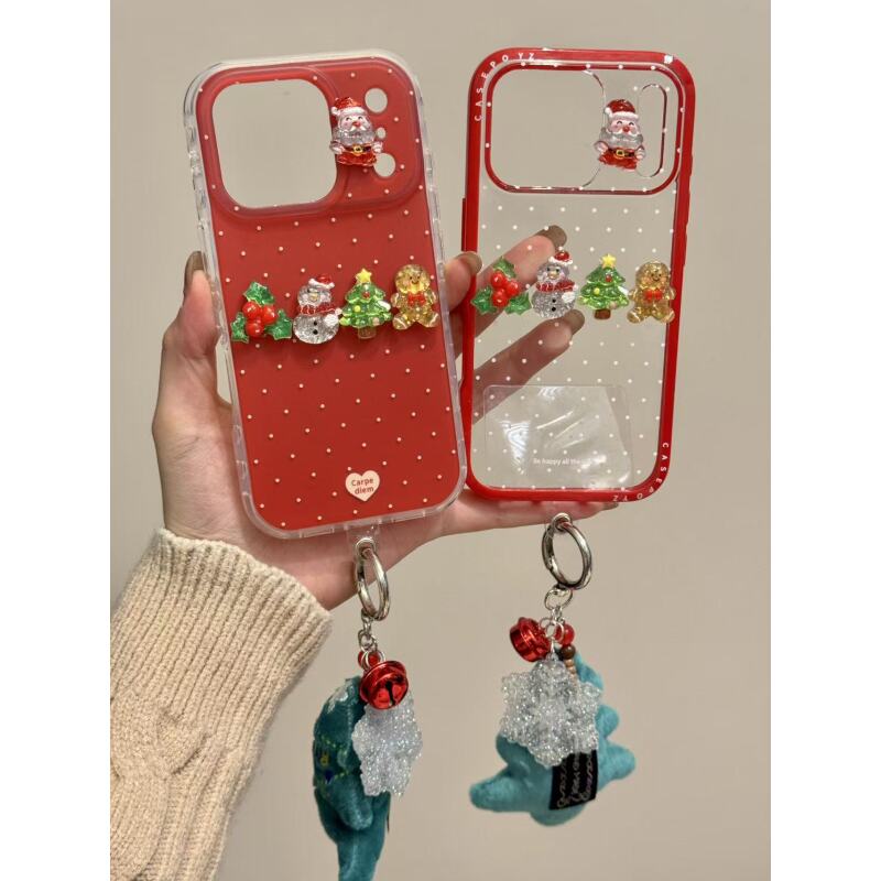 圣诞主题姜饼人雪人圣诞树适用于iphone17promax苹果16p手机壳15p