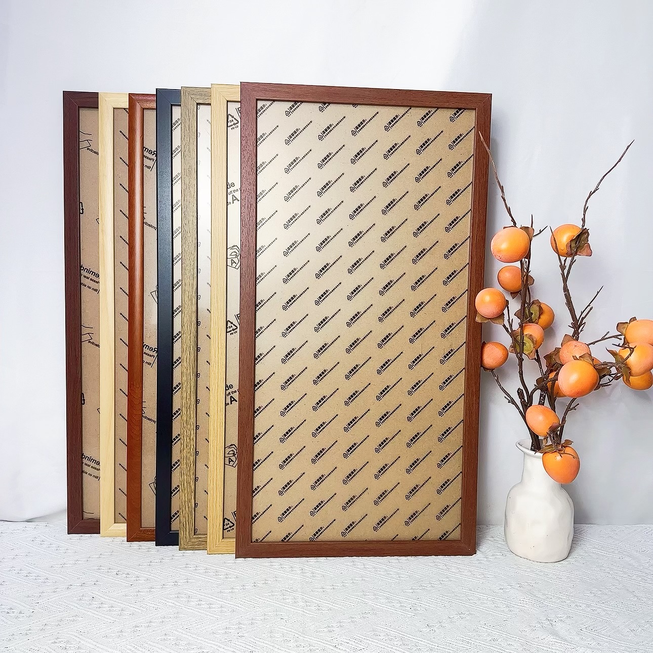 33*66厘米内径宣纸卡纸画框挂墙免打孔国画书法新中式古韵质感