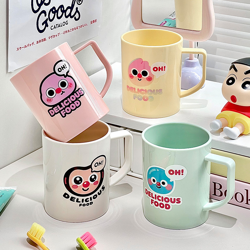 加厚加大牙刷杯卡通萌趣洗漱杯情侣可爱漱口杯学生宿舍牙缸牙具杯