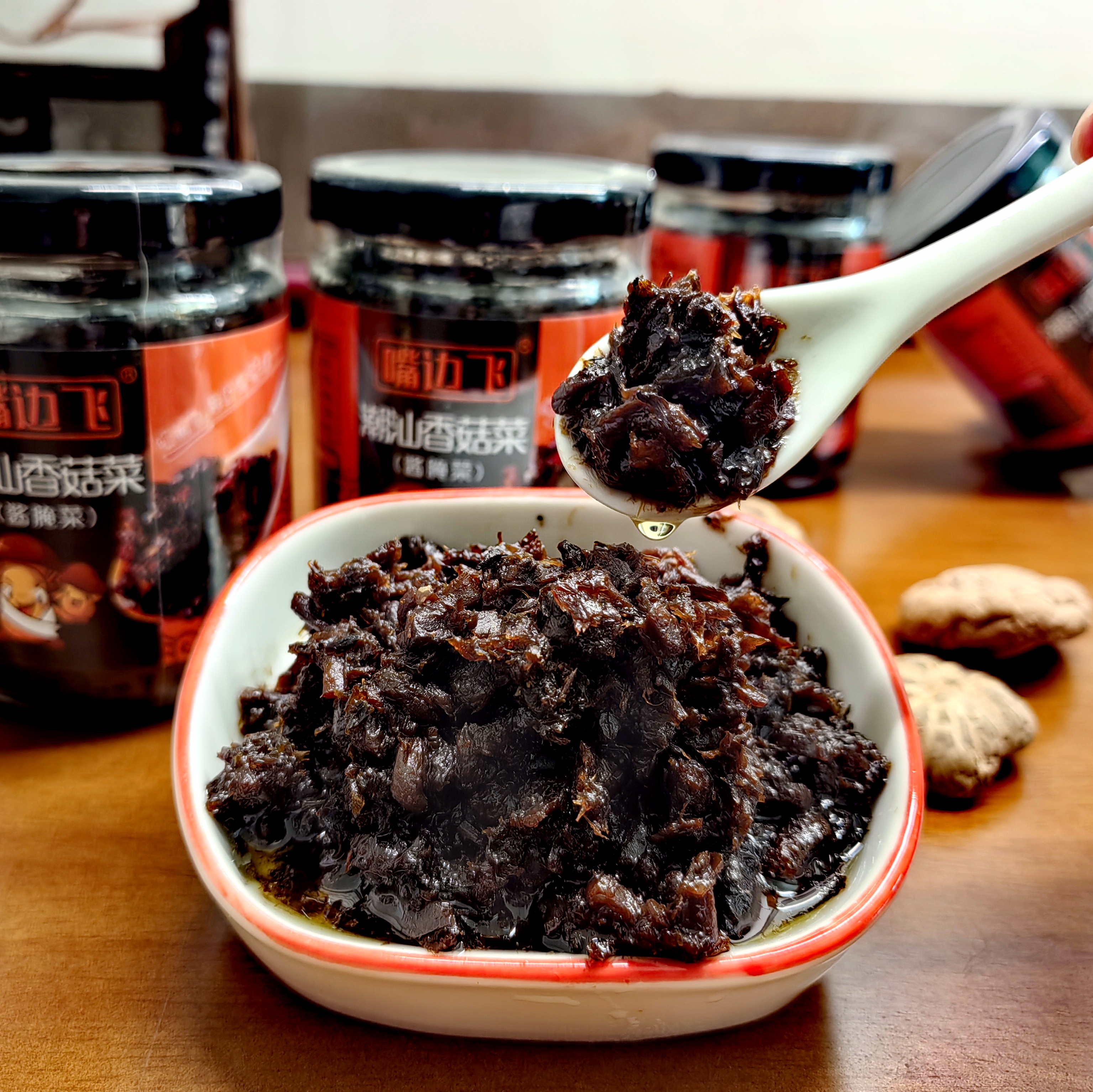 正宗潮汕特产特色香菇菜下饭酱虾仁菜脯拌饭脆椒萝卜干拌面酱小菜