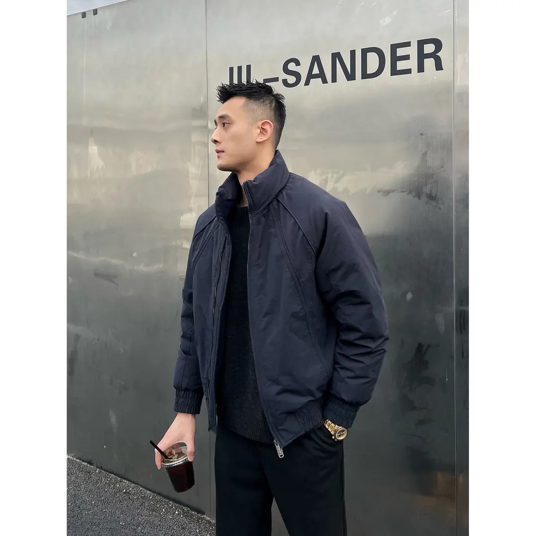 【冠什么希男装】冬「石墨烯 I 聚热锁温」高绒量结构线条羽绒服外套