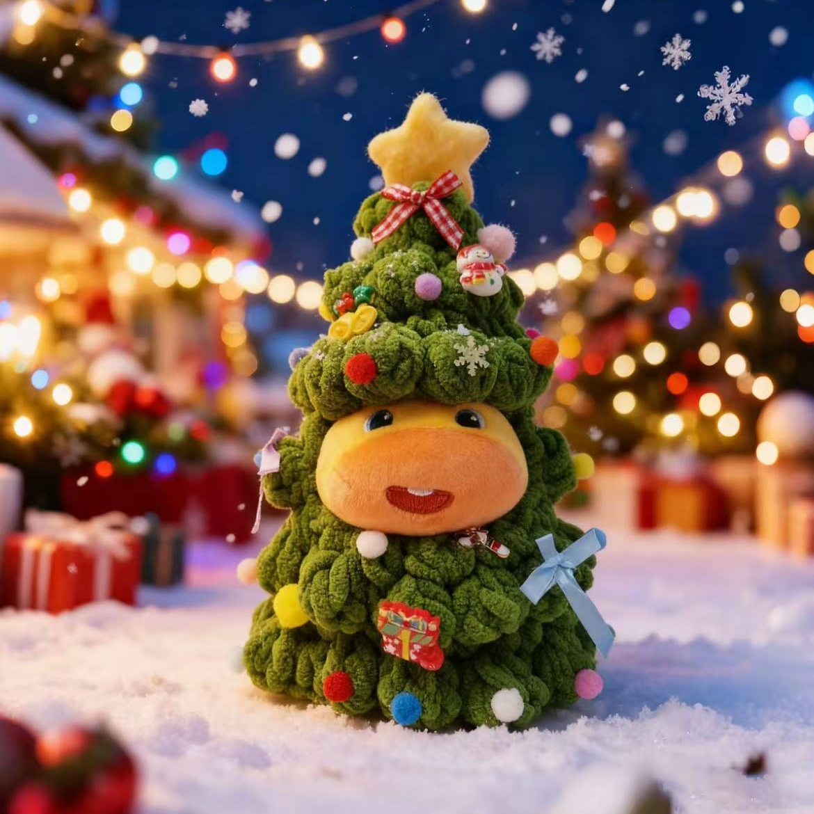 【圣诞节限定】正版可爱可换装噜噜水豚玩偶可爱衣服毛绒挂件送女友