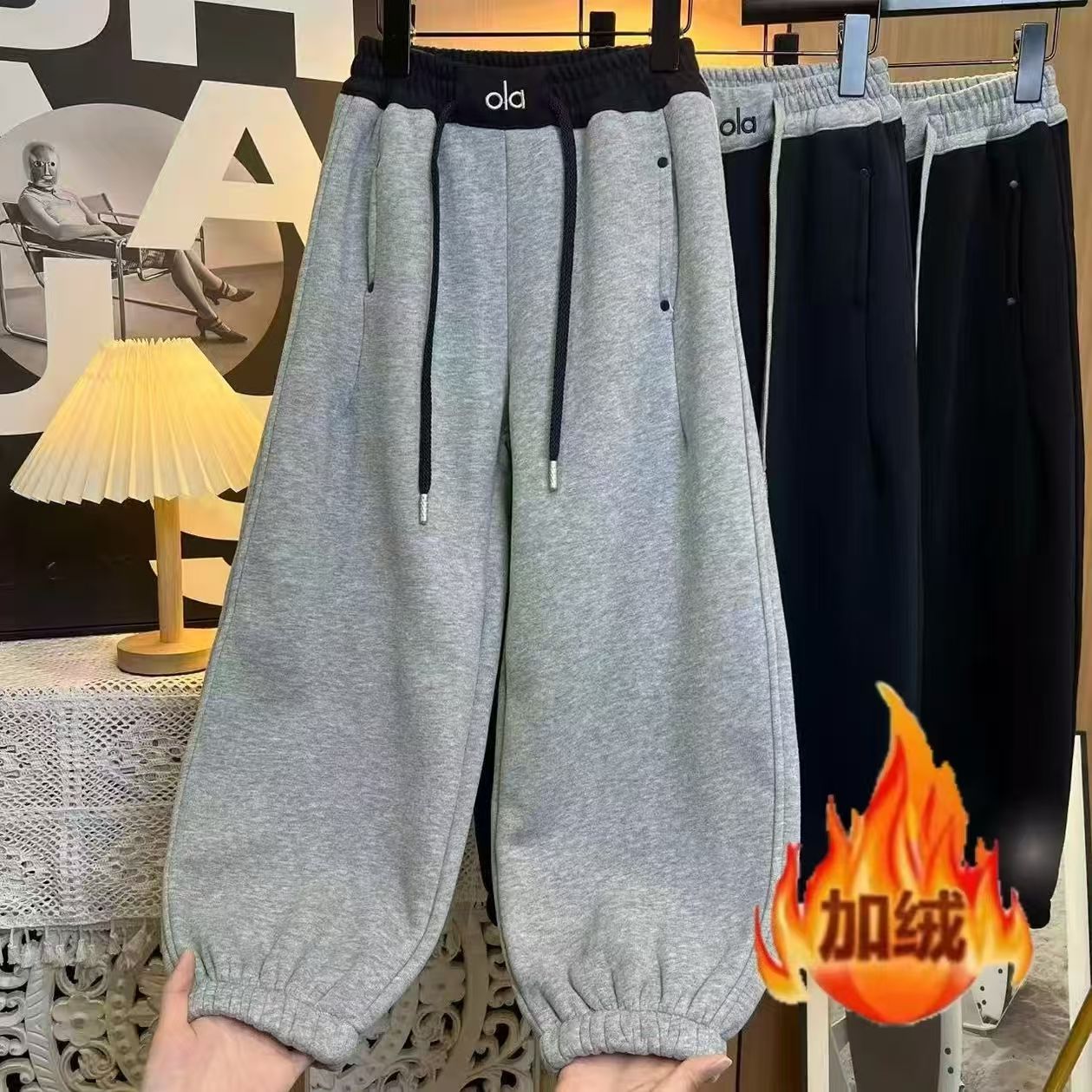 【加绒】版型太赞了~男童加绒卫裤中大童宽松百搭休闲运动裤