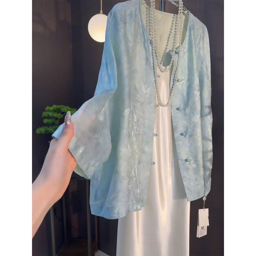 新中式国风年轻款复古改良唐装高级感2025年夏季超火新款上衣小衫