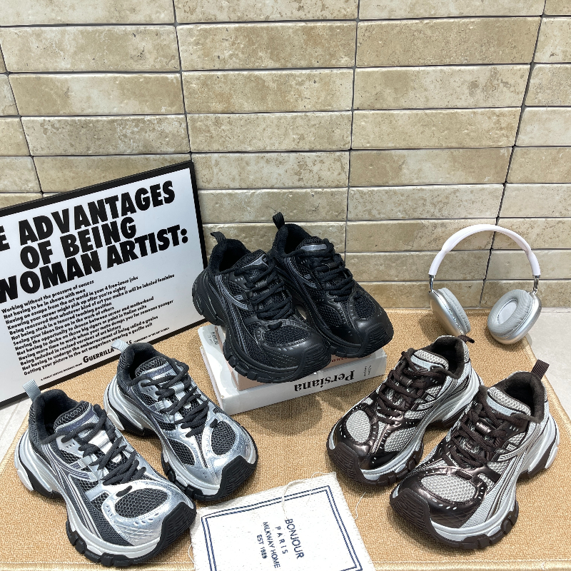 欧货真皮做旧加棉老爹鞋2025秋冬新款爆款保暖透气时尚百搭运动鞋