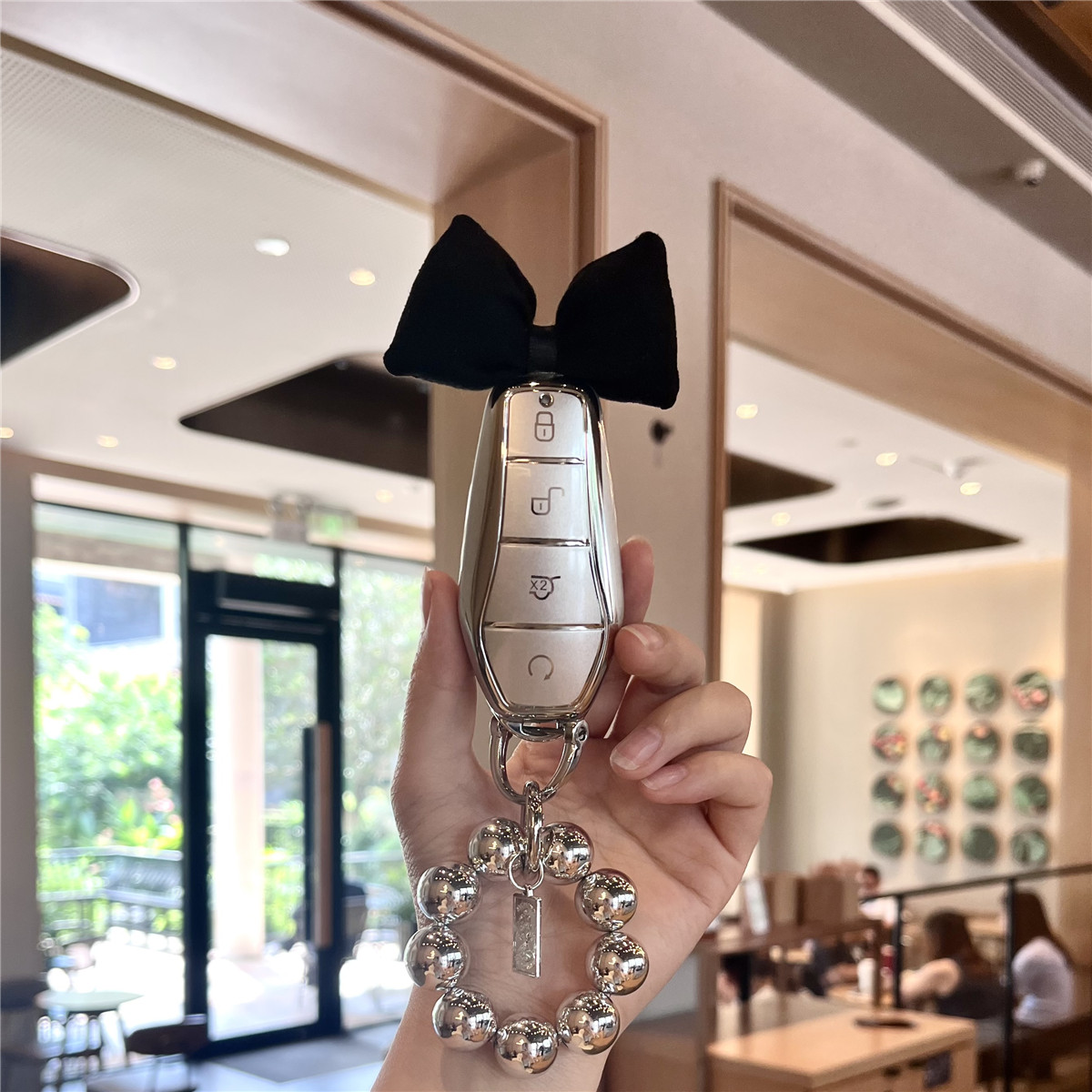 适用比亚迪海鸥钥匙套秦plus海狮06海豹05海豚汉ev驱逐舰保护套女