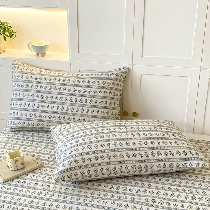 夏季原棉老粗布枕套家用双人一对装非全棉纯棉防头油枕头套单人