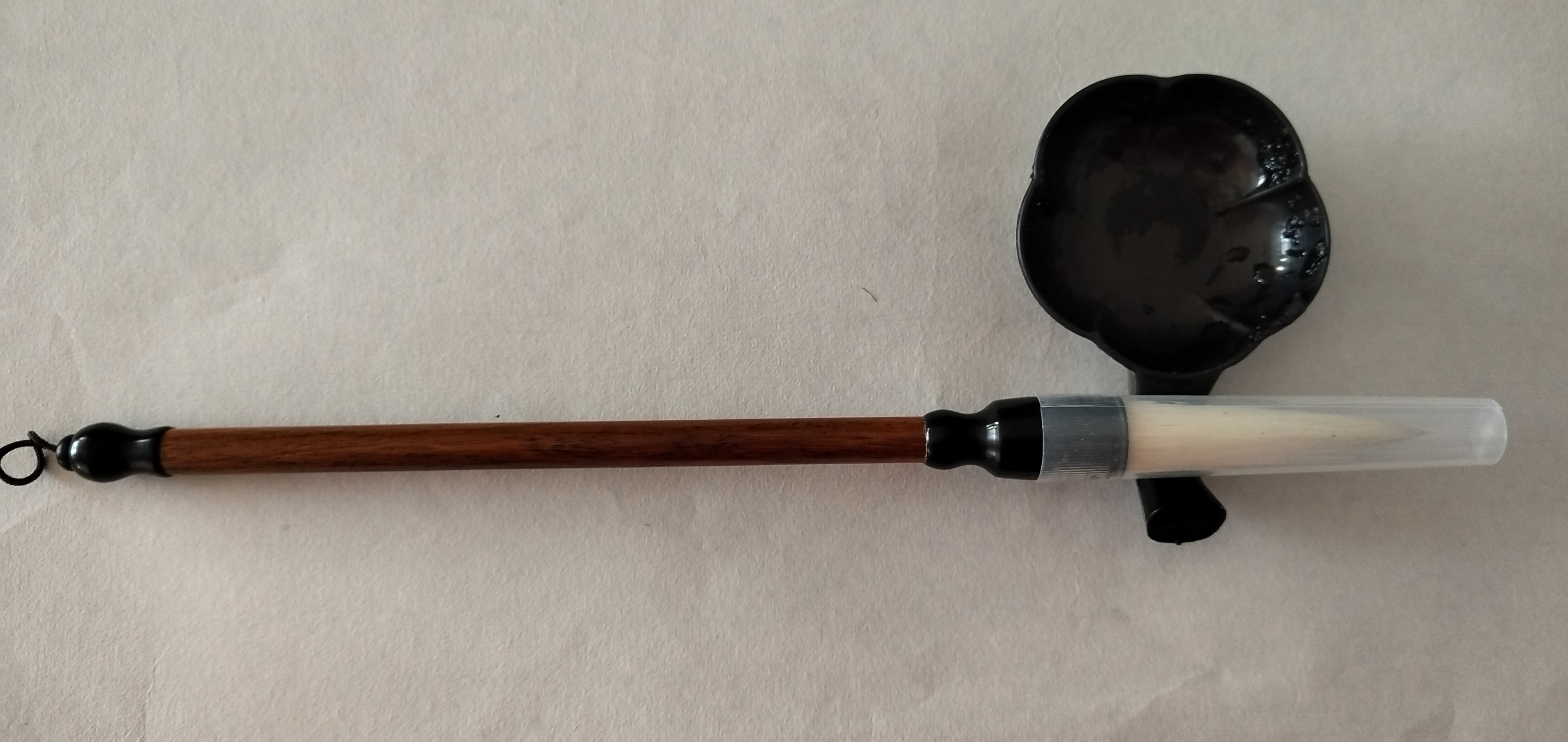 羊毫加键大字金文隶书用笔