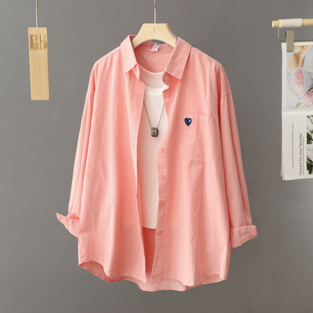 顶货！【心绣密语】25年新款爱心女款女士衬衫