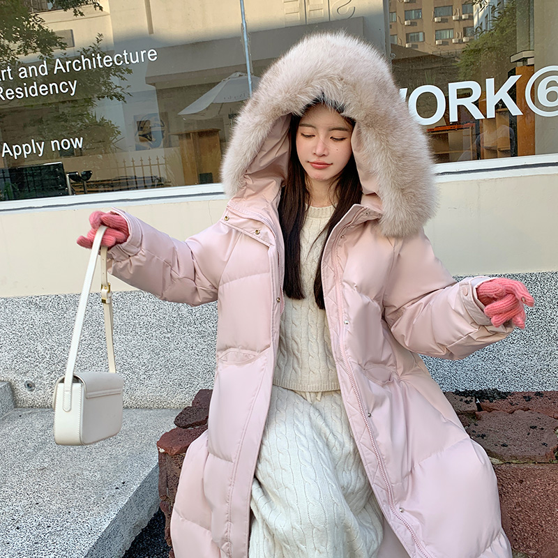 2025年冬季新款超好看中长款棉服女韩系加厚棉袄爆款棉衣时尚外套