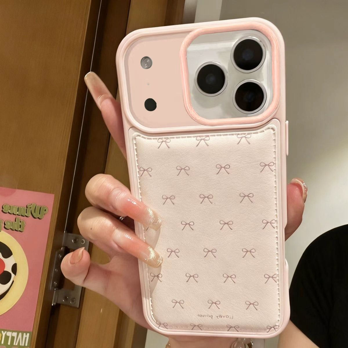 满屏蝴蝶结适用苹果17promax手机壳13/15/12新款16pro/14防摔女壳