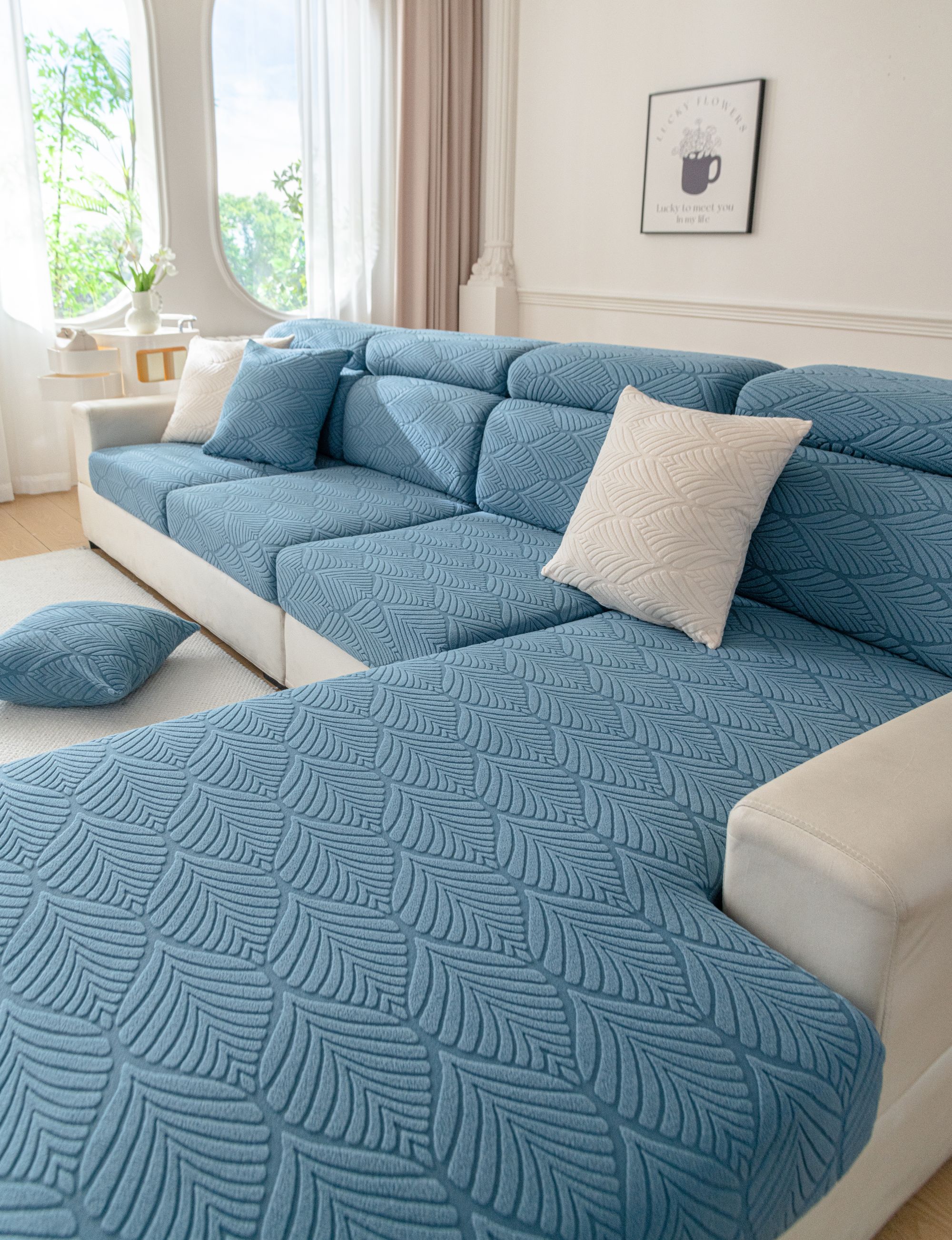 雅叶沙发套弹力四季通用沙发套罩全盖布沙发笠