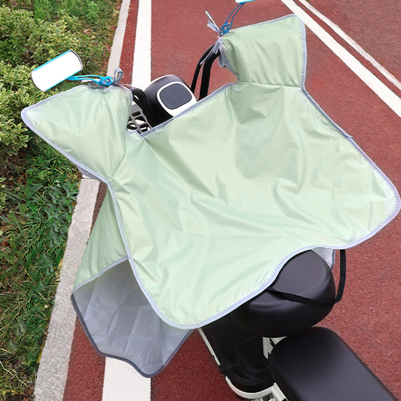 电动车挡风被夏季防雨防晒遮阳罩摩托车四季通用防风防水电瓶春秋