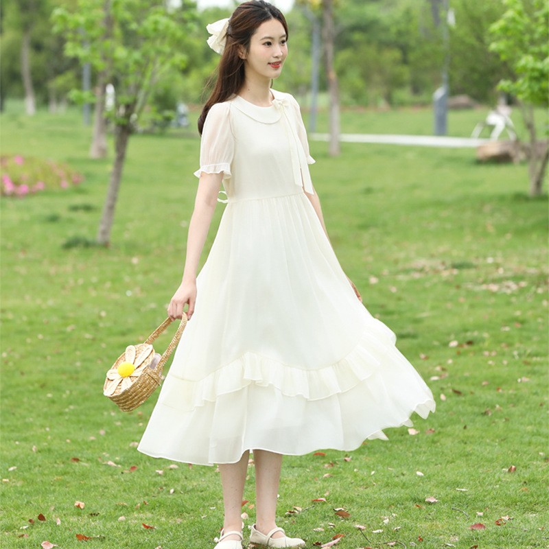 流星之恋初高中学生连衣裙夏季生日毕业典礼礼裙少女大童公主长裙