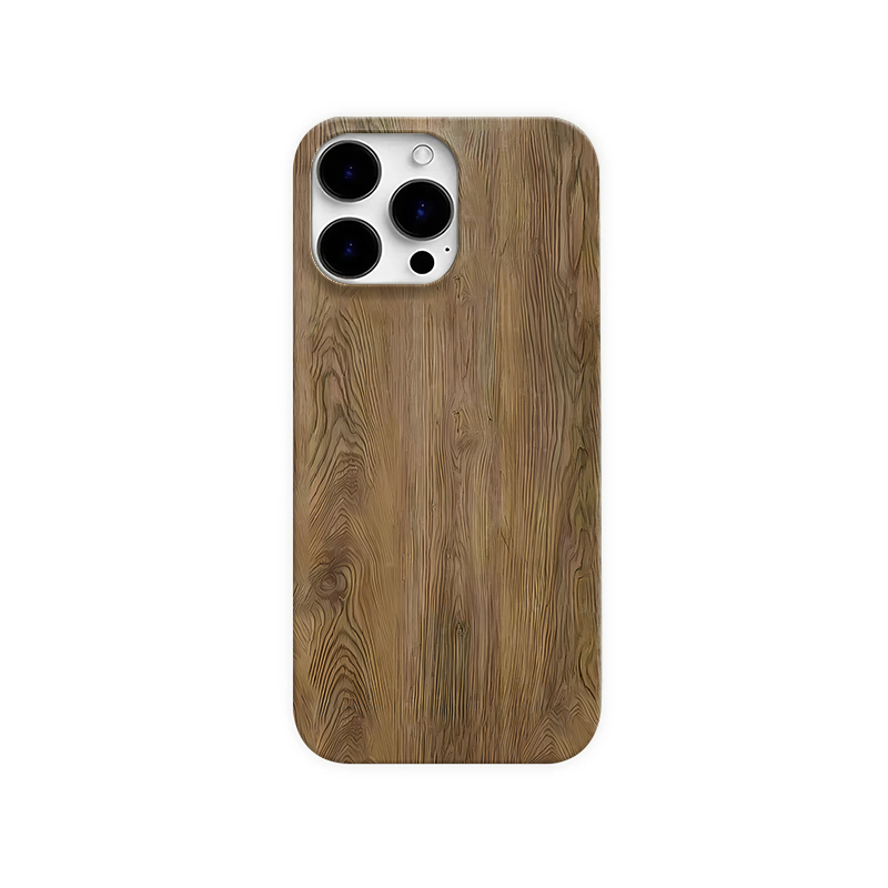 胡桃木纹适用于苹果17promax手机壳16/15pro高级感14小众12个性13
